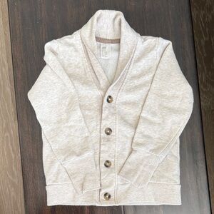 H&M Kids Beige Button-Up Sweater
